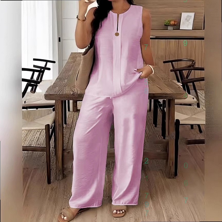 Comfortable Loose Top Wide Leg - огляд і ціна Linen Pant Wide