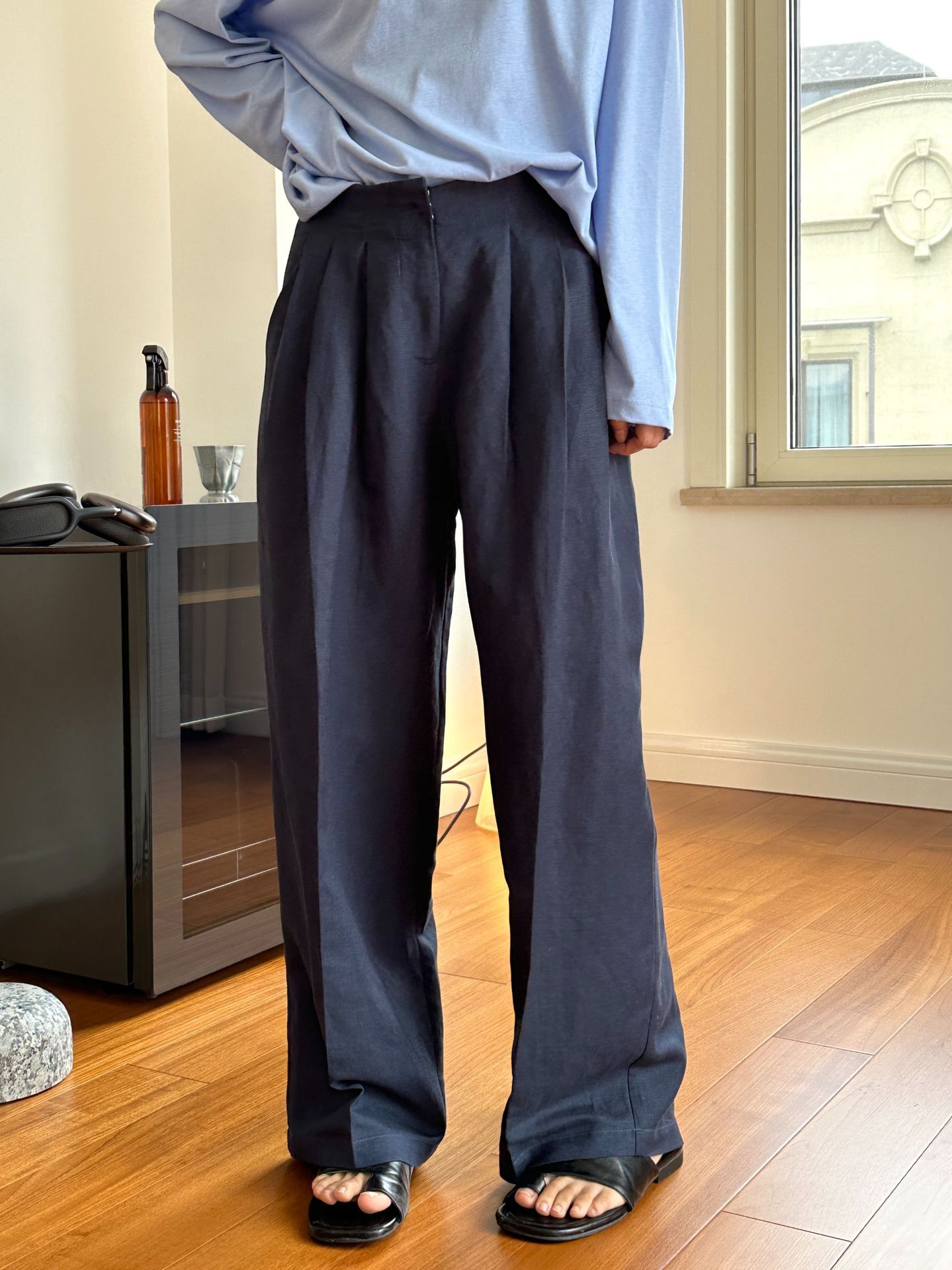 Casual Linen Wide Leg Pants Pl - огляд і ціна Linen Pant Wide