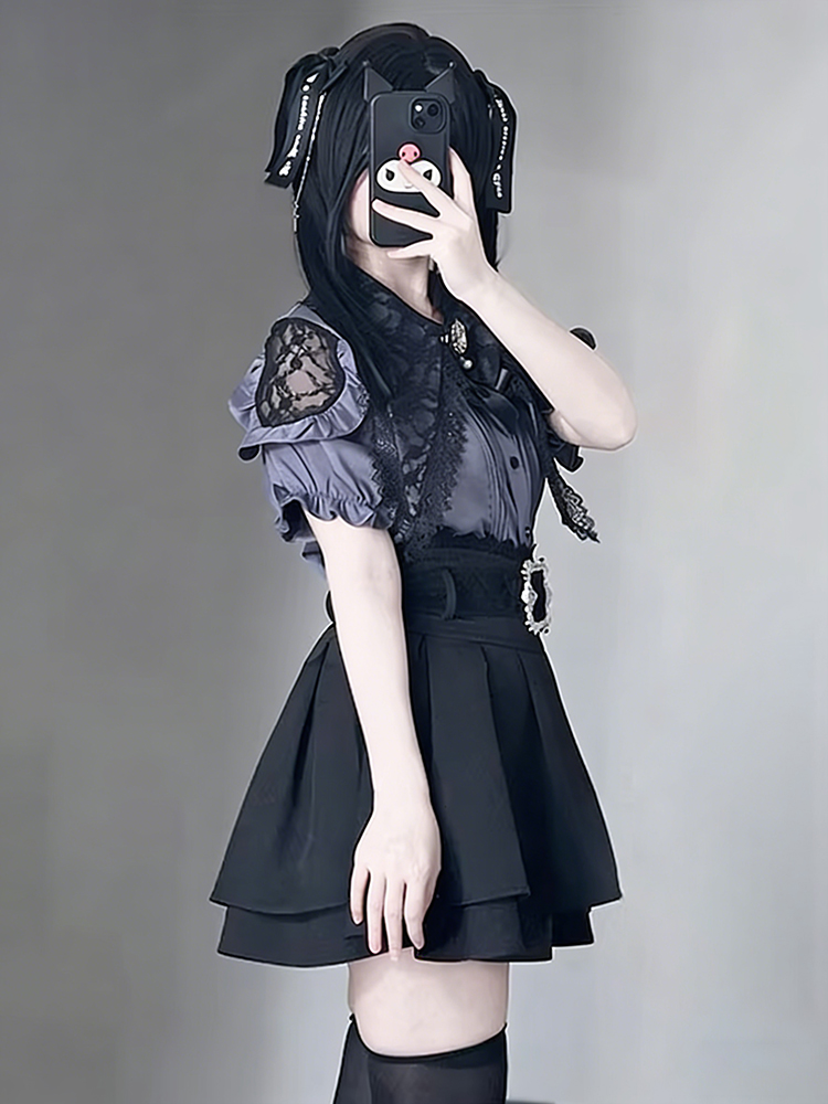 Gothic Style Shoulder Bared Sh - огляд і ціна Blouse Off Shoulder
