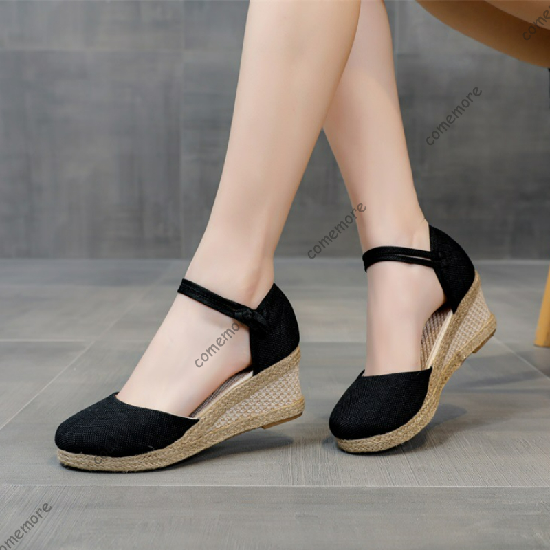 Comemore Sandals High Heel Sum - огляд і ціна Wedge Espadrille Women