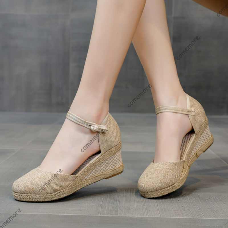 Comemore Sandals High Heel Sum - огляд і ціна Wedge Espadrille Women