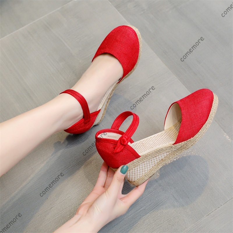 Comemore Sandals High Heel Sum - огляд і ціна Wedge Espadrille Women