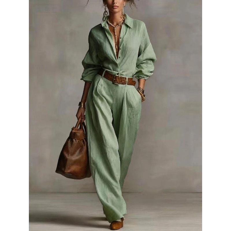 Spring Summer Temperament Soli - огляд і ціна Linen Pant Wide