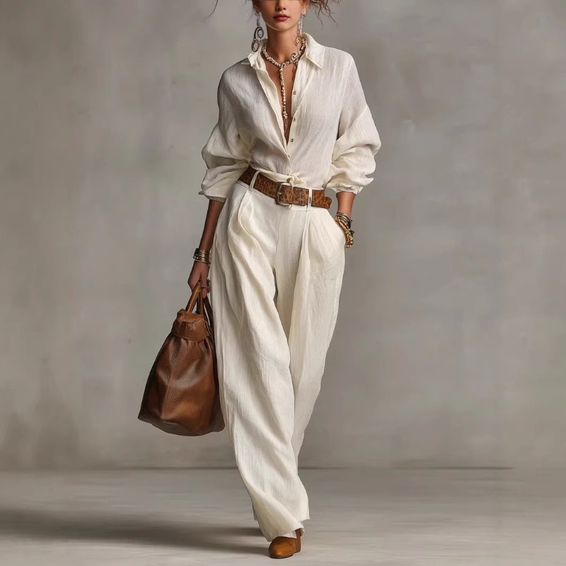 Spring Summer Temperament Soli - огляд і ціна Linen Pant Wide