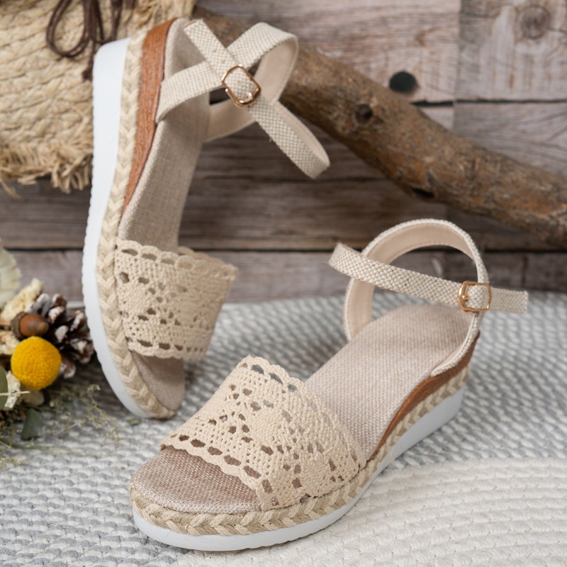 Women Lace Wedge Sandals Espad - огляд і ціна Wedge Espadrille Women