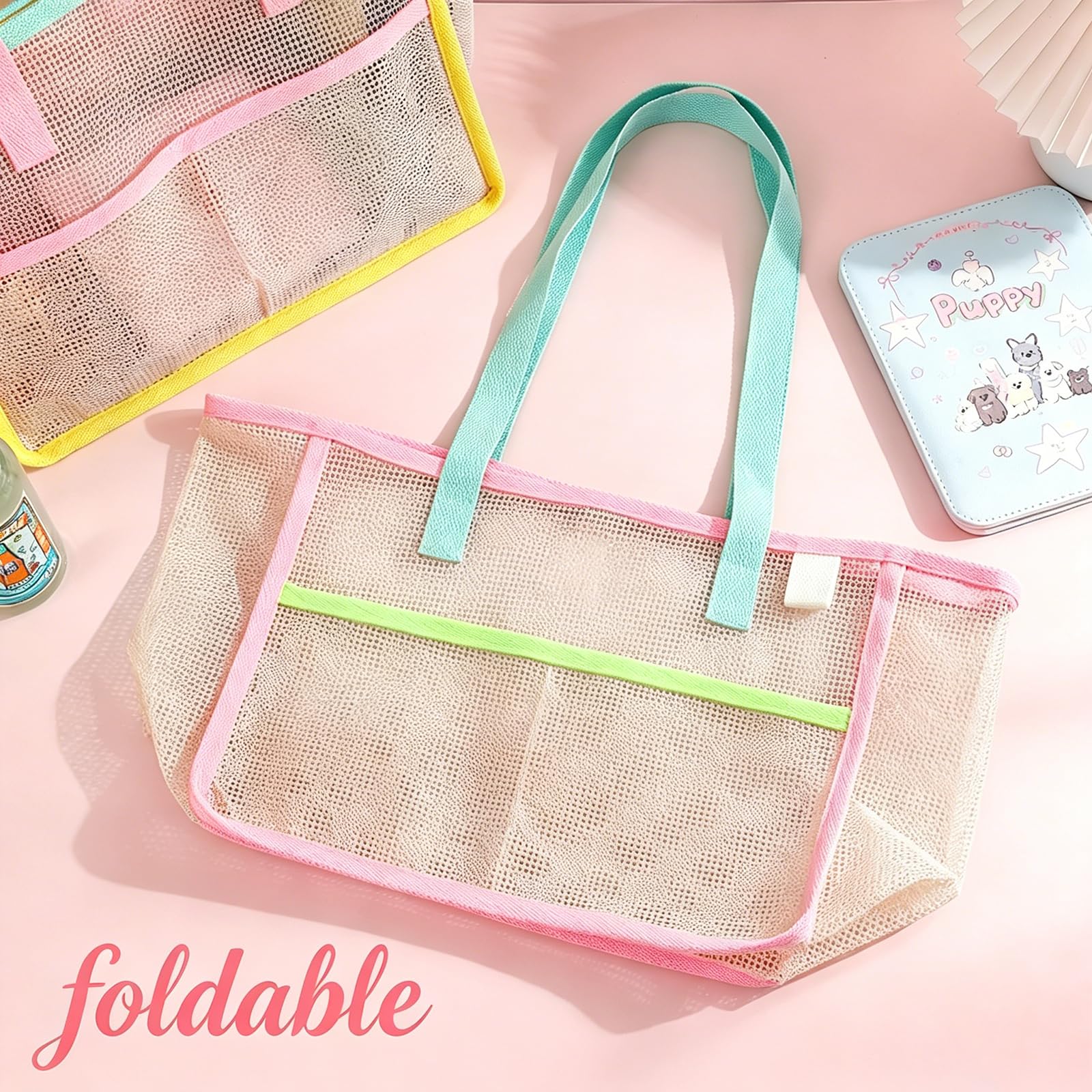 Beach Bags for Women Colorful  - огляд і ціна Tote Bag Beach