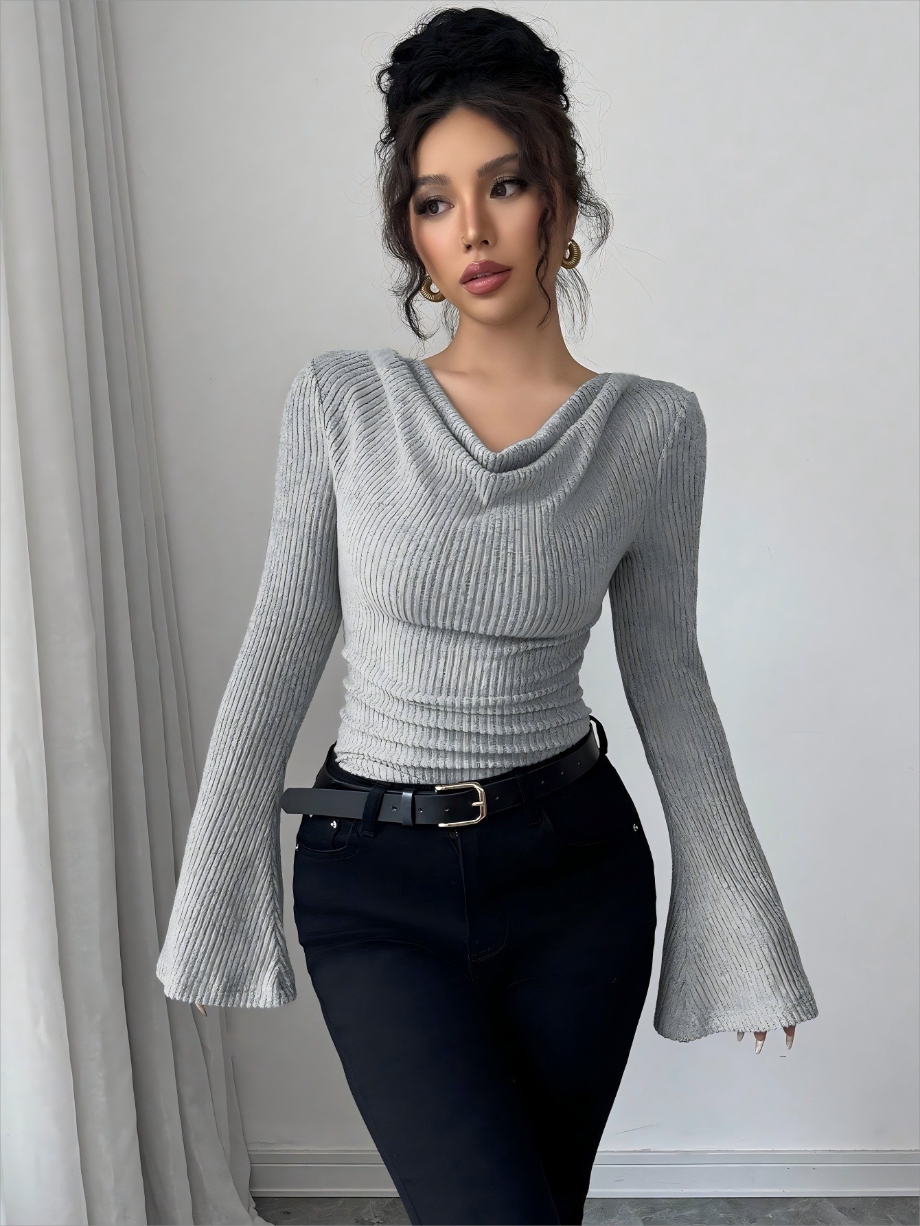 Women Blouse Off Shoulder Cowl - огляд і ціна Blouse Off Shoulder
