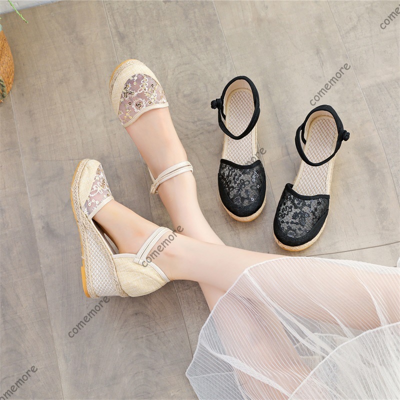 Women's Lace Mesh Espadrille W - огляд і ціна Wedge Espadrille Women