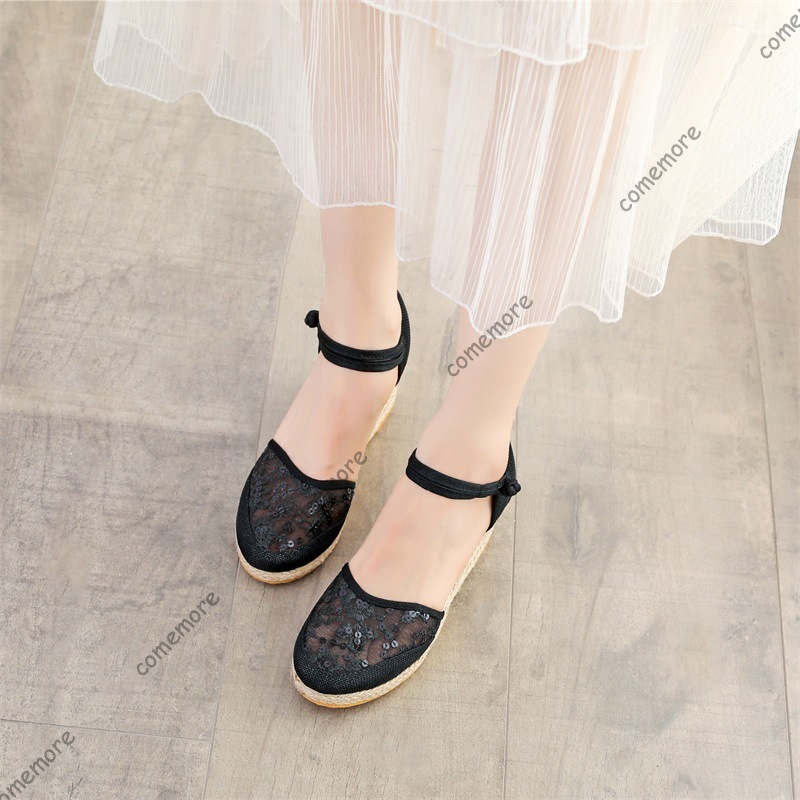 Women's Lace Mesh Espadrille W - огляд і ціна Wedge Espadrille Women