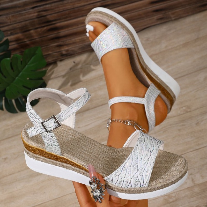 Wedge Sandals for Women White  - огляд і ціна Wedge Espadrille Women